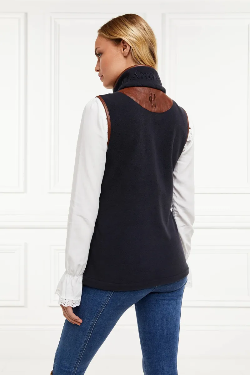 Holland Cooper Country Fleece Gilet Ink Navy-3